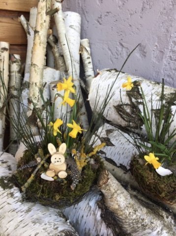 Décorations extérieures de Pâques